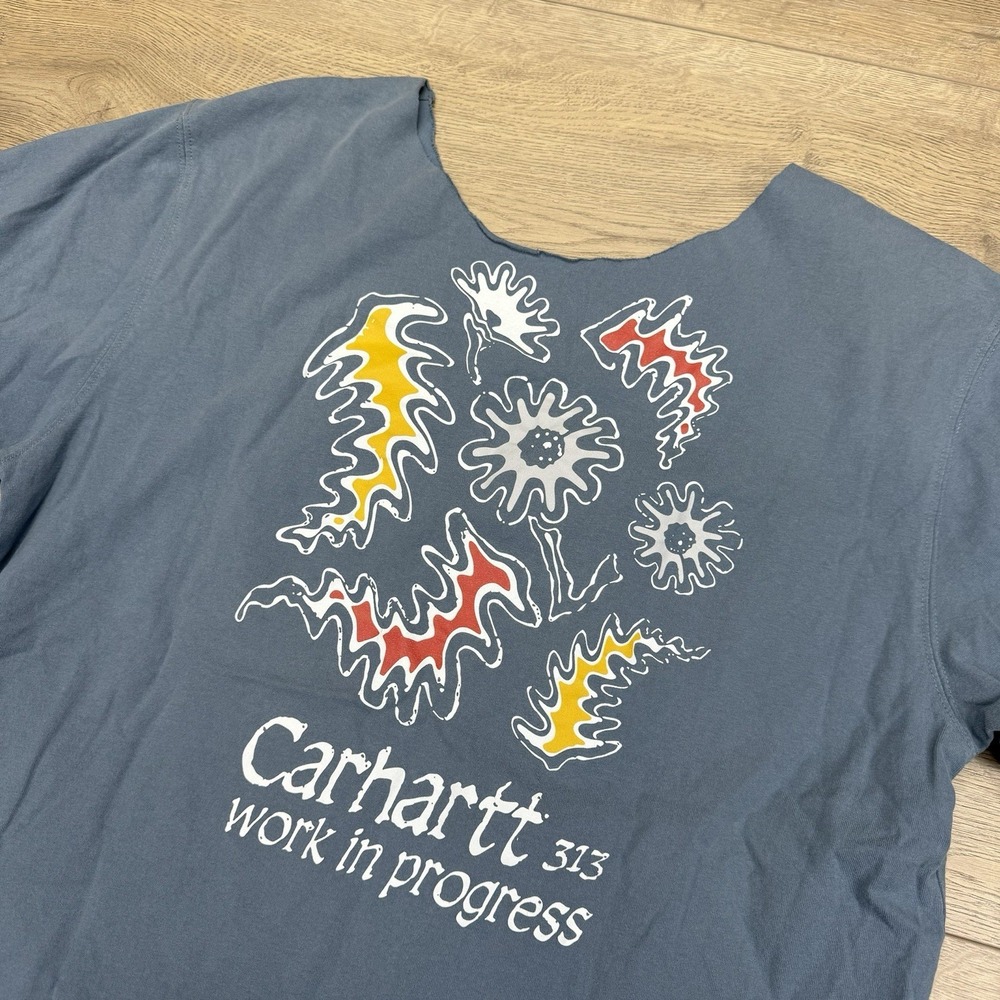 Carhartt WIP Shadow Script‎ T Shirt Cut Neck Crewneck